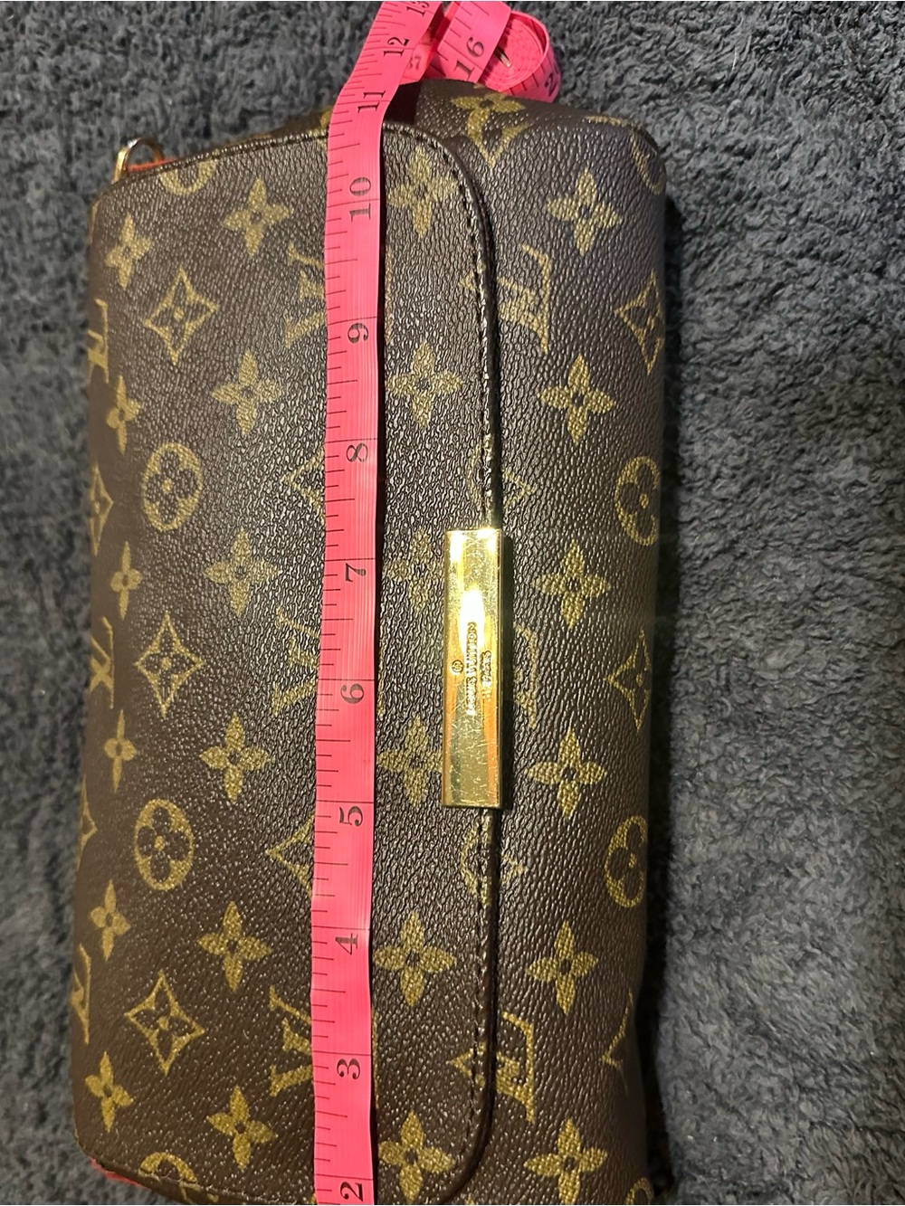Favorite Monogram Crossbody with Gold Hardware and Natural Vachetta Trim - Picture 7 of 7